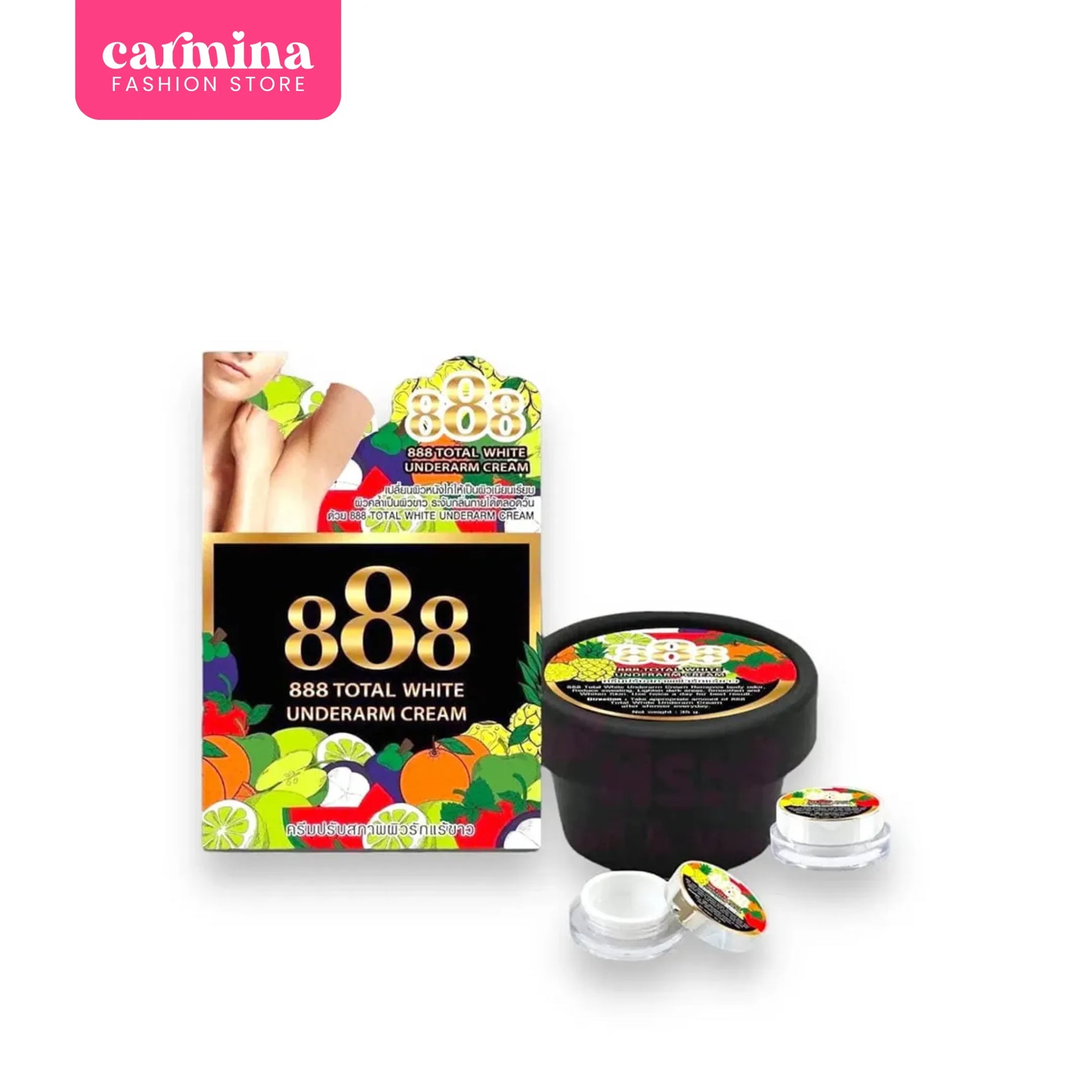 888 Total White Underarm Cream - Black #8133
