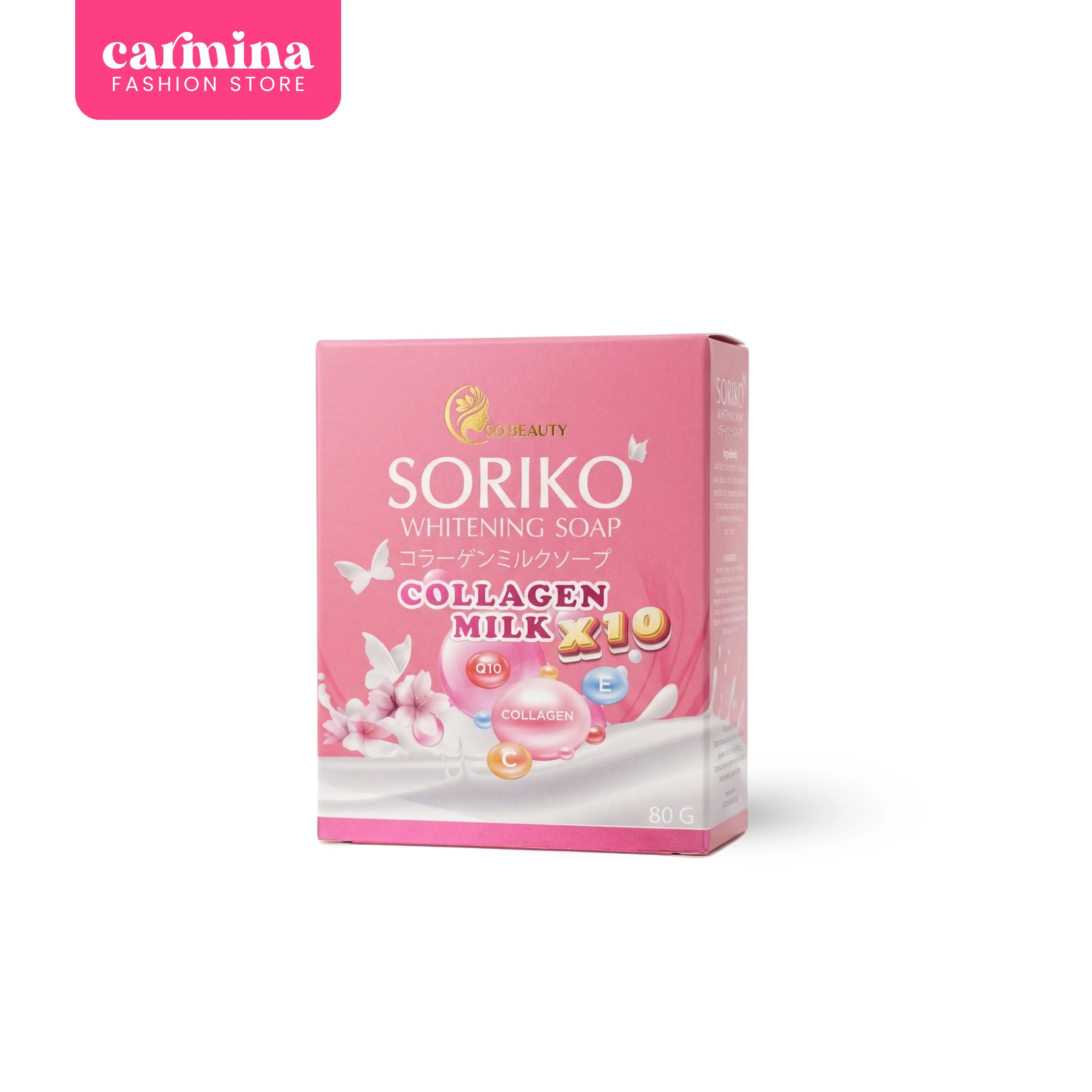 Soriko Whitening Soap Bar Milk Collagen #9923