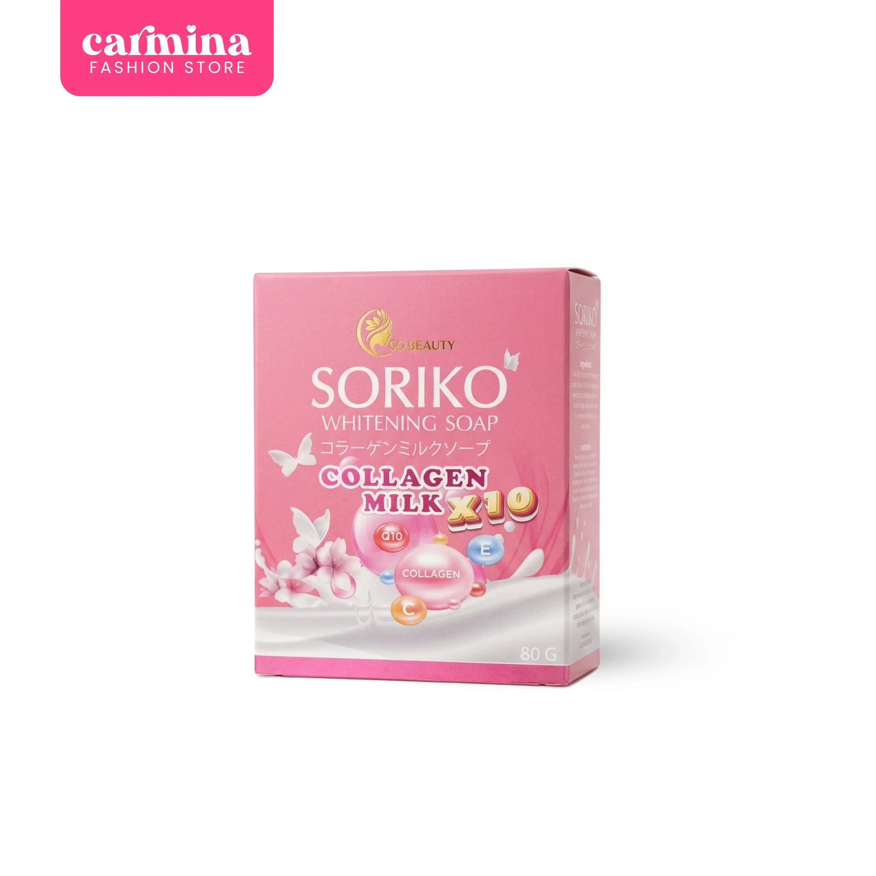 Soriko Whitening Soap Bar Milk Collagen #9923