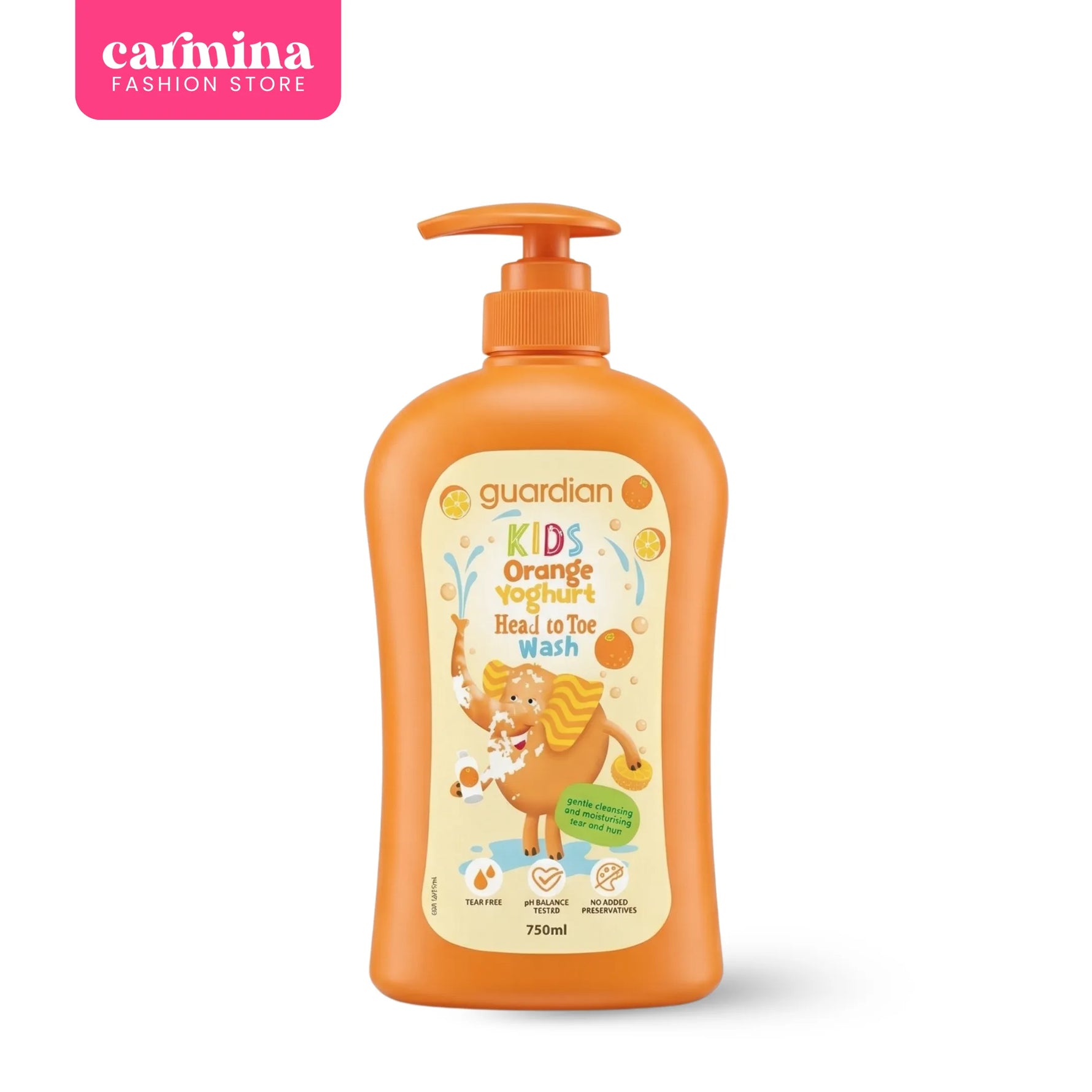 Guardian Kids Orange Yogurt Head-to-Toe Wash (750ml) #8110