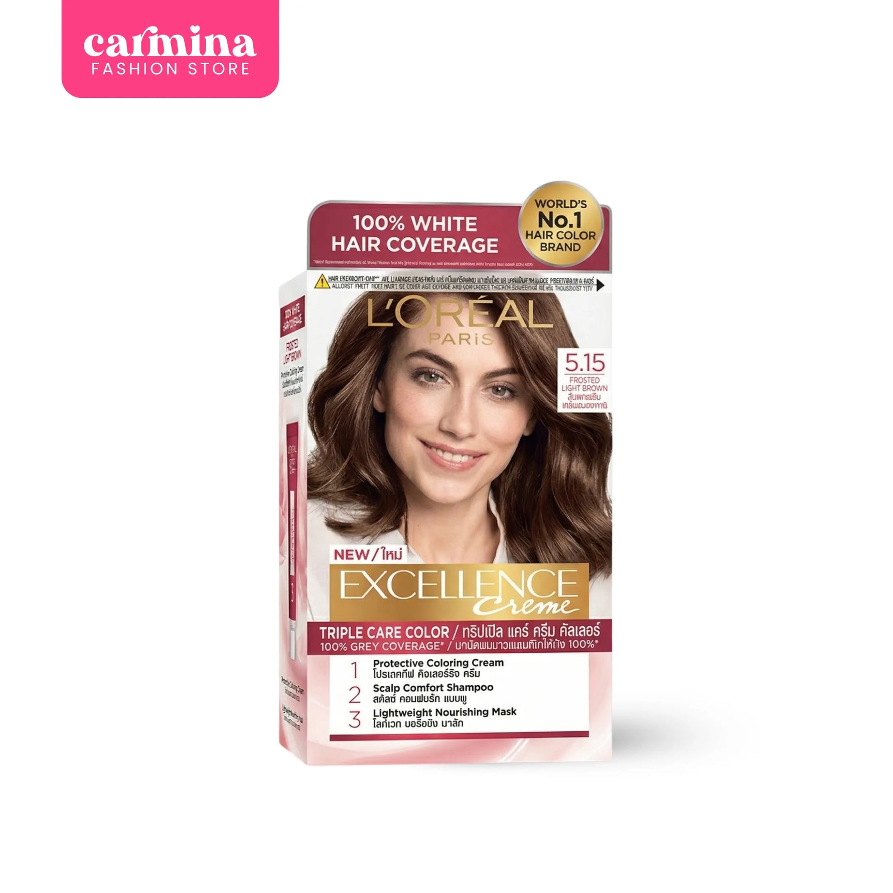 L’Oréal Excellence Creme Hair Color - Light Brown #8128