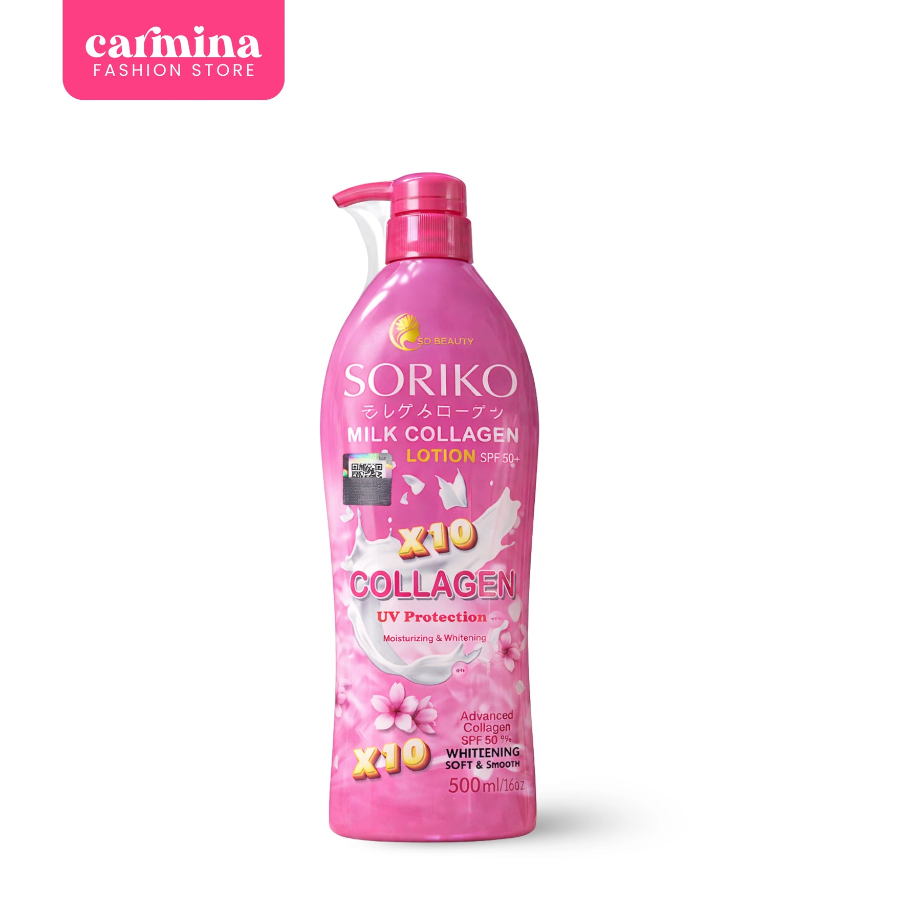 Soriko Milk Collagen Body Lotion 500ml #9910
