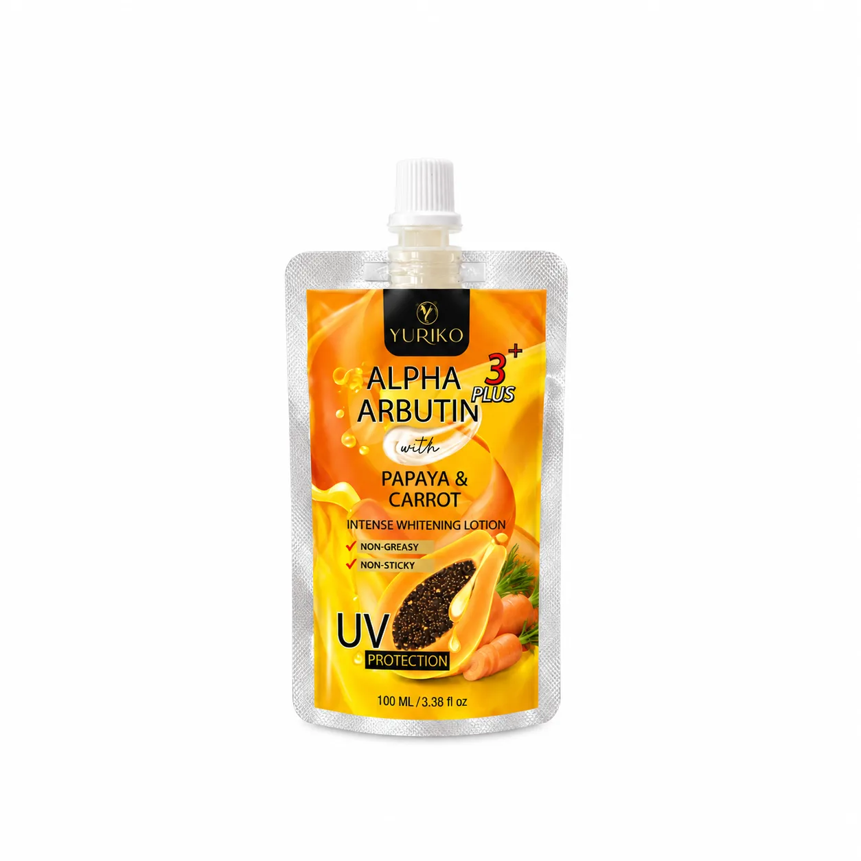 Yuriko Alpha Arbutin Papaya and Carrot Lotion 100ml #9929
