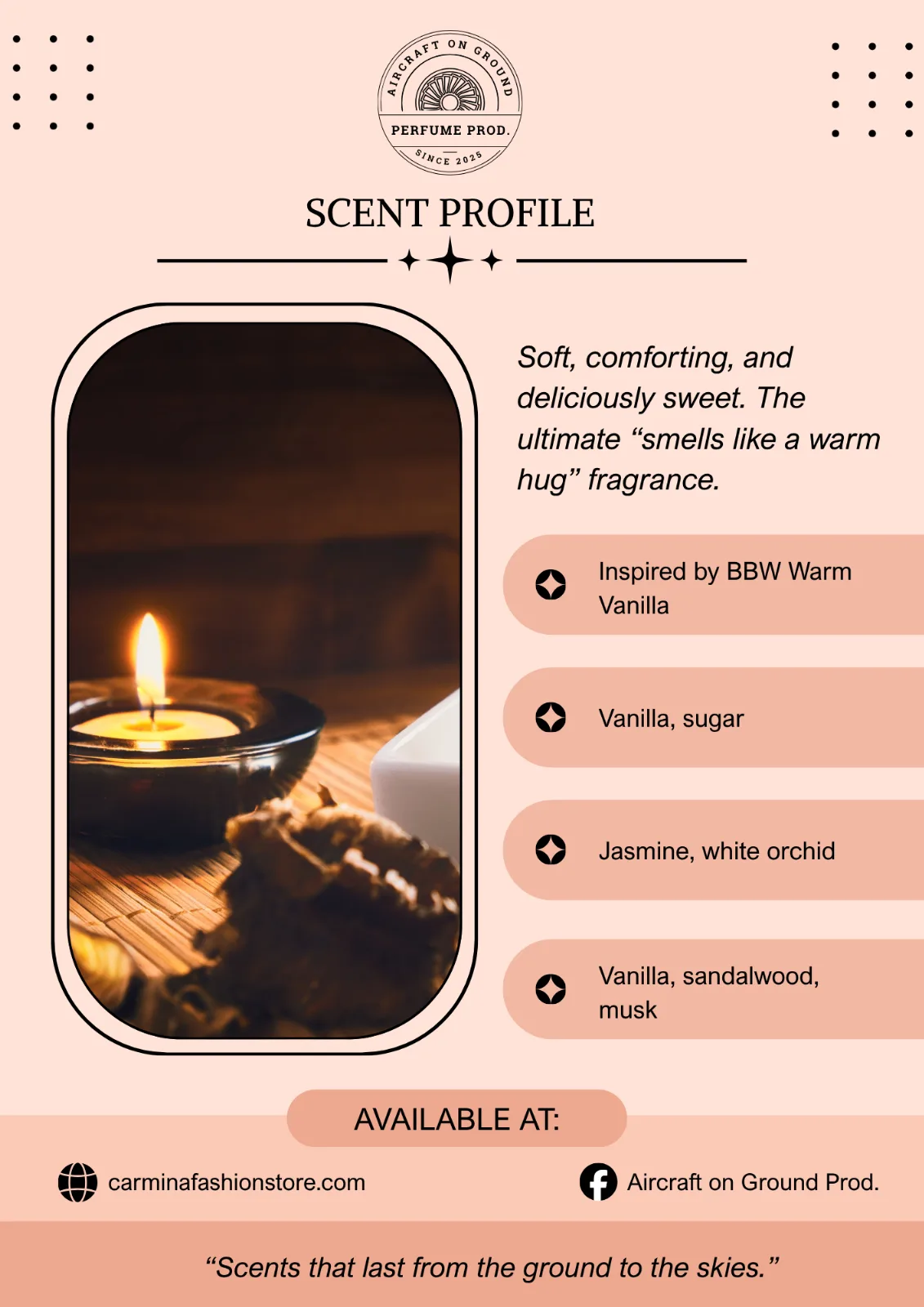 AOG Perfume Inspired by BBW Warm Vanilla (30ml)