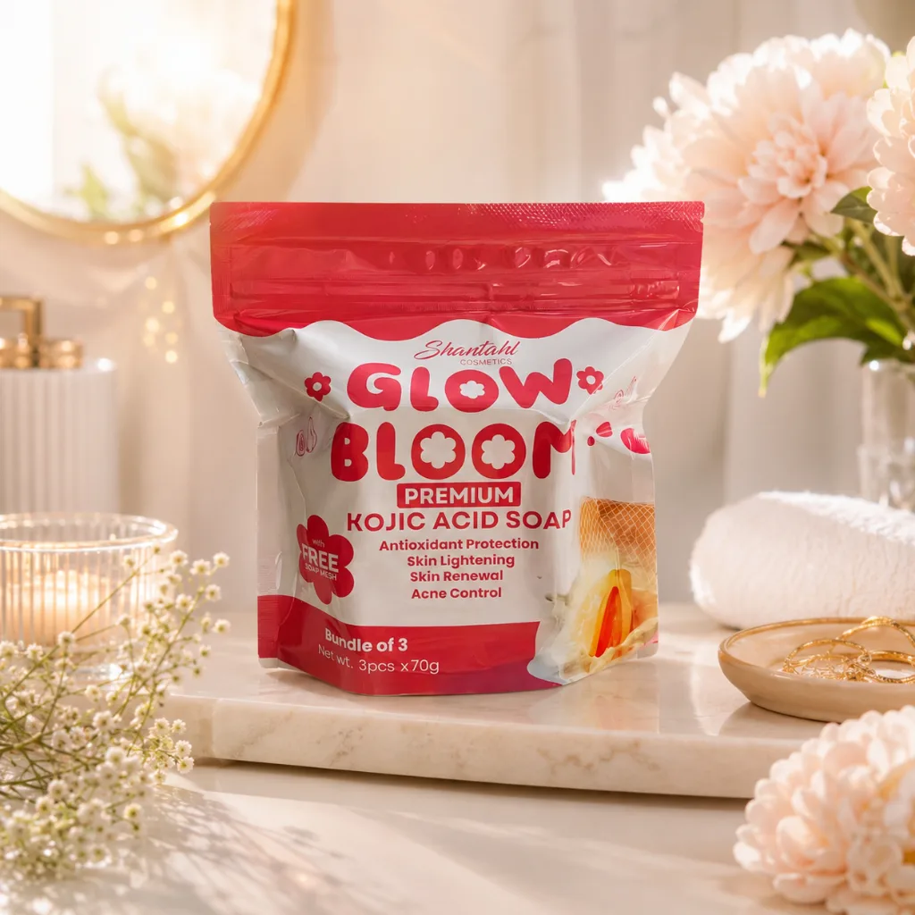 Glow Bloom Kojic Soap Pouch (3S)