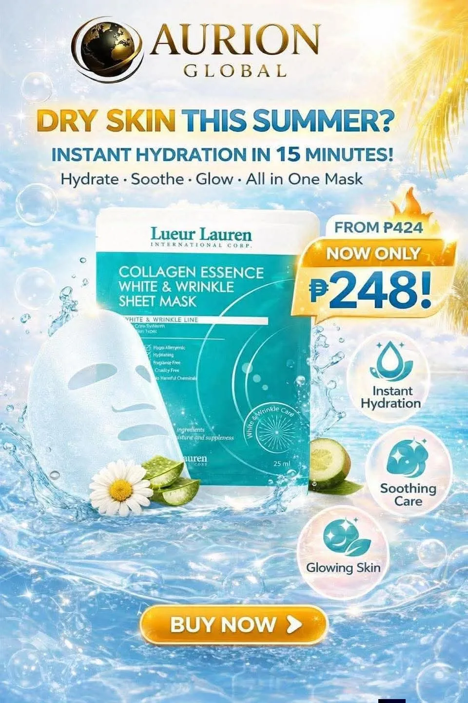 COLLAGEN ESSENCE WHITE & WRINKLE SHEET MASK