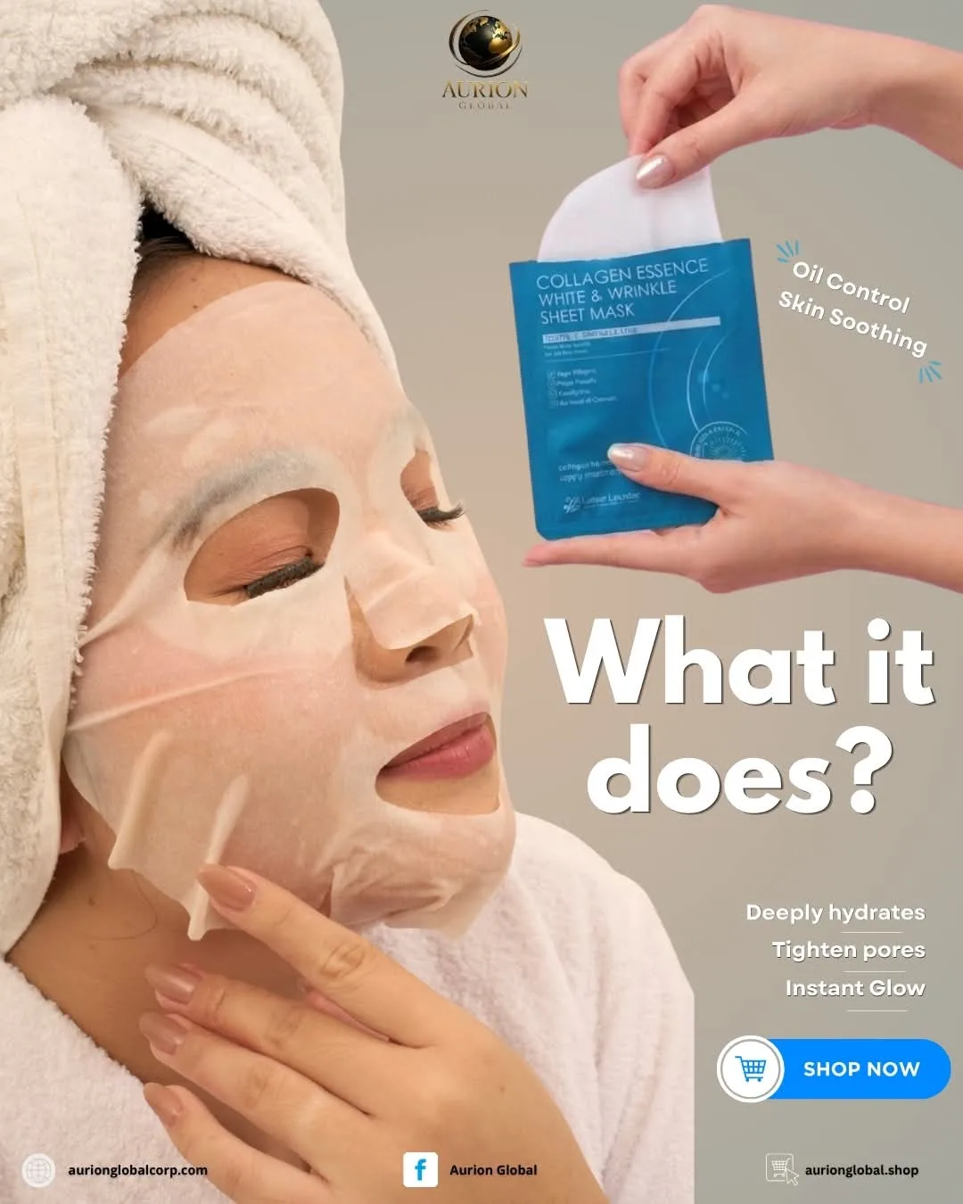 COLLAGEN ESSENCE WHITE & WRINKLE SHEET MASK