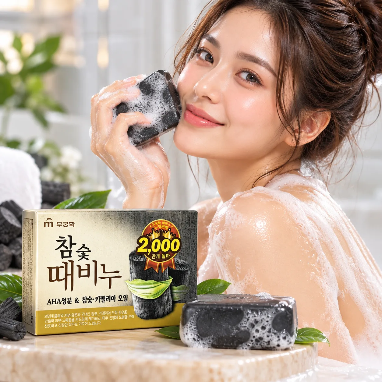 AHA Charcoal soap