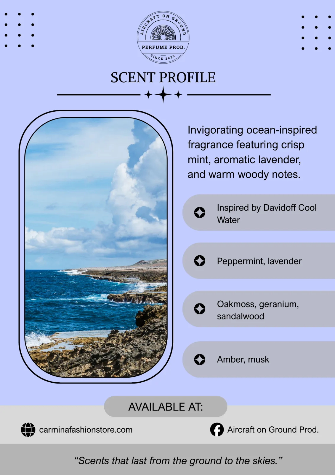 AOG Perfume Inspired by Davidoff Cool Water