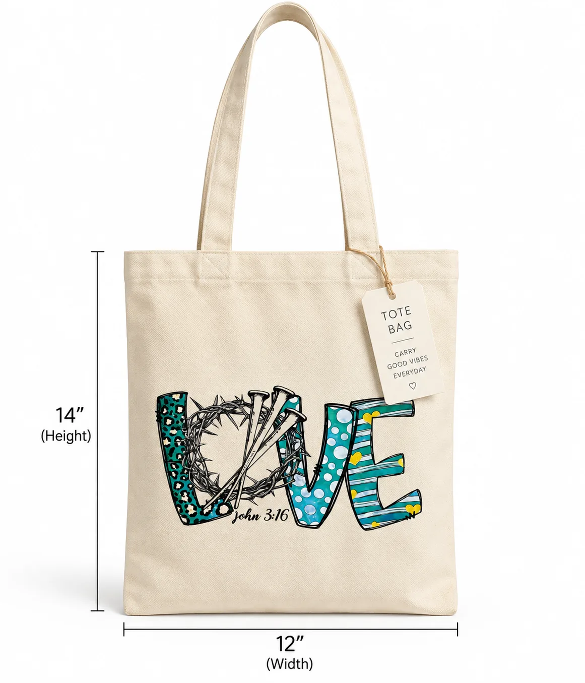 104005 TOTE BAG 12*14 INCHES