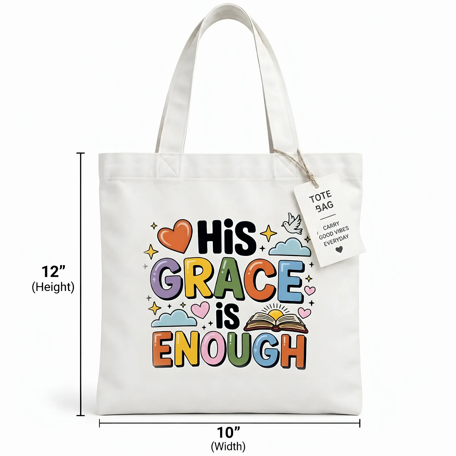 104004 TOTE BAG 10*12 INCHES