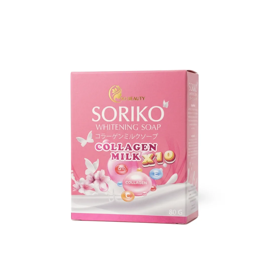 Soriko Whitening Soap Bar Milk Collagen #9923