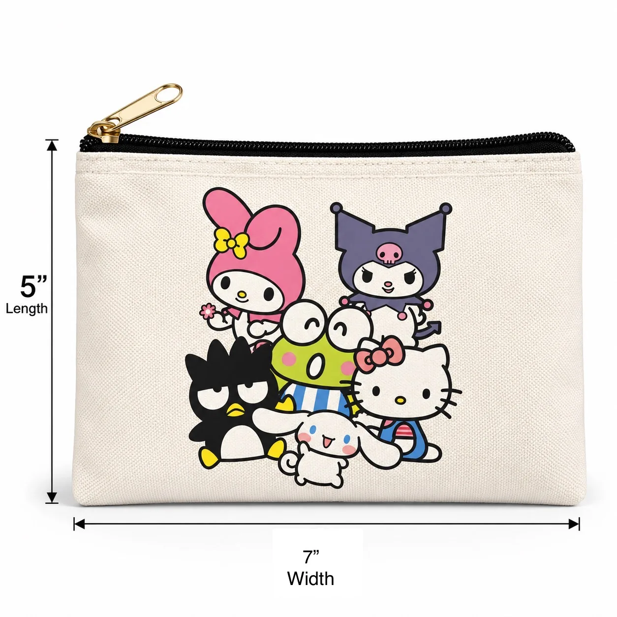 104002 CANVASS POUCH 5*7IN