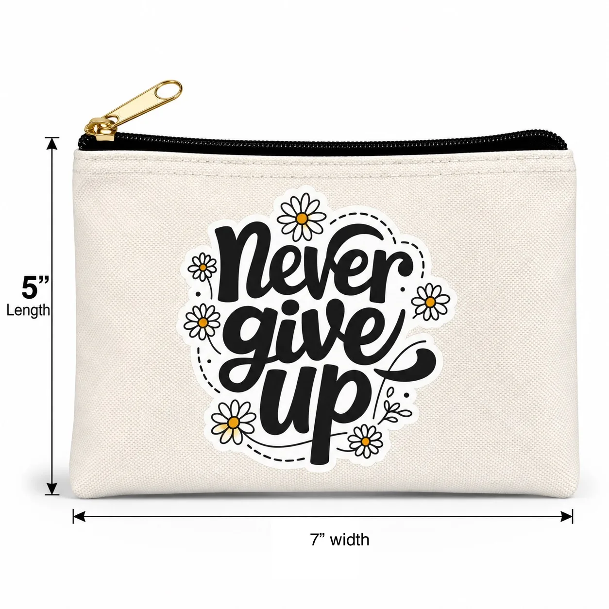 104002 CANVASS POUCH 5*7IN