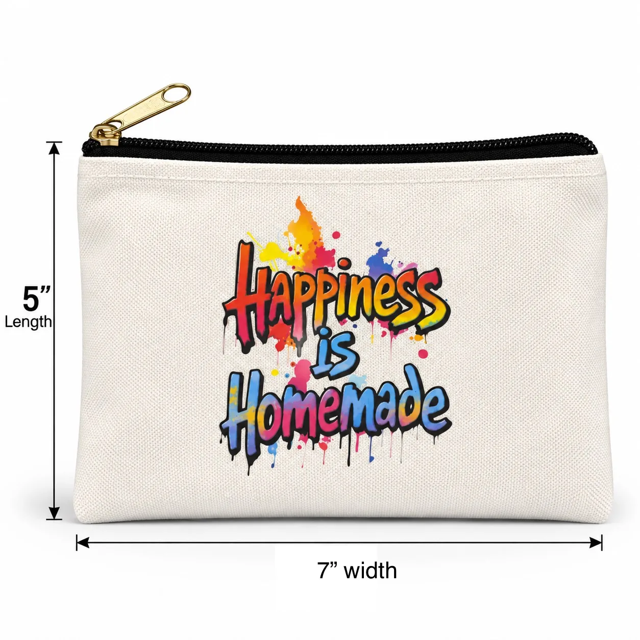 104002 CANVASS POUCH 5*7IN