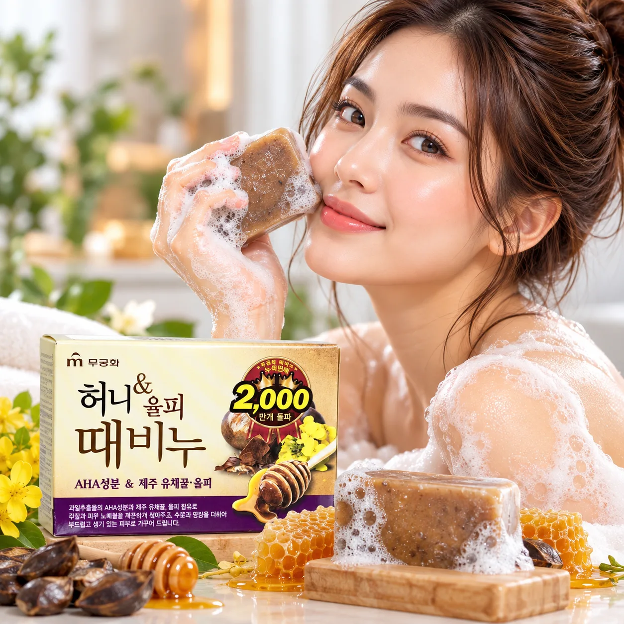 AHA Honey soap