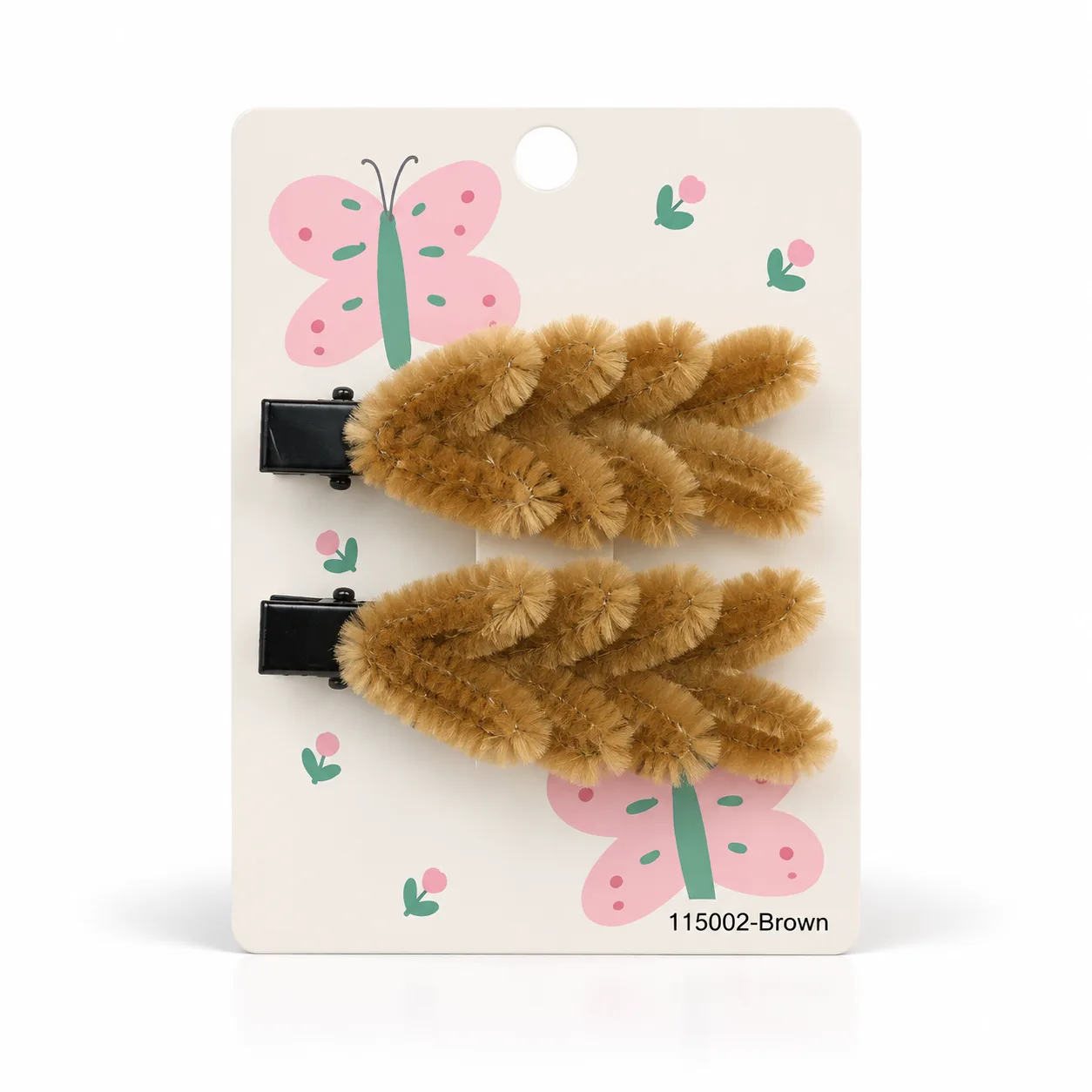 Mini heart hair clips