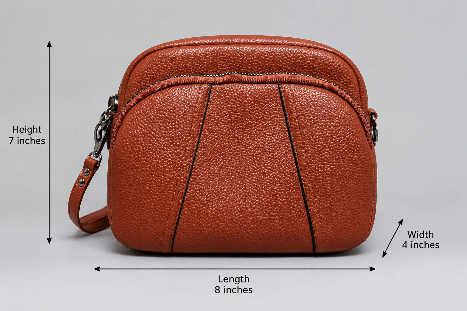 Shelilah Triple Zipper Bag
