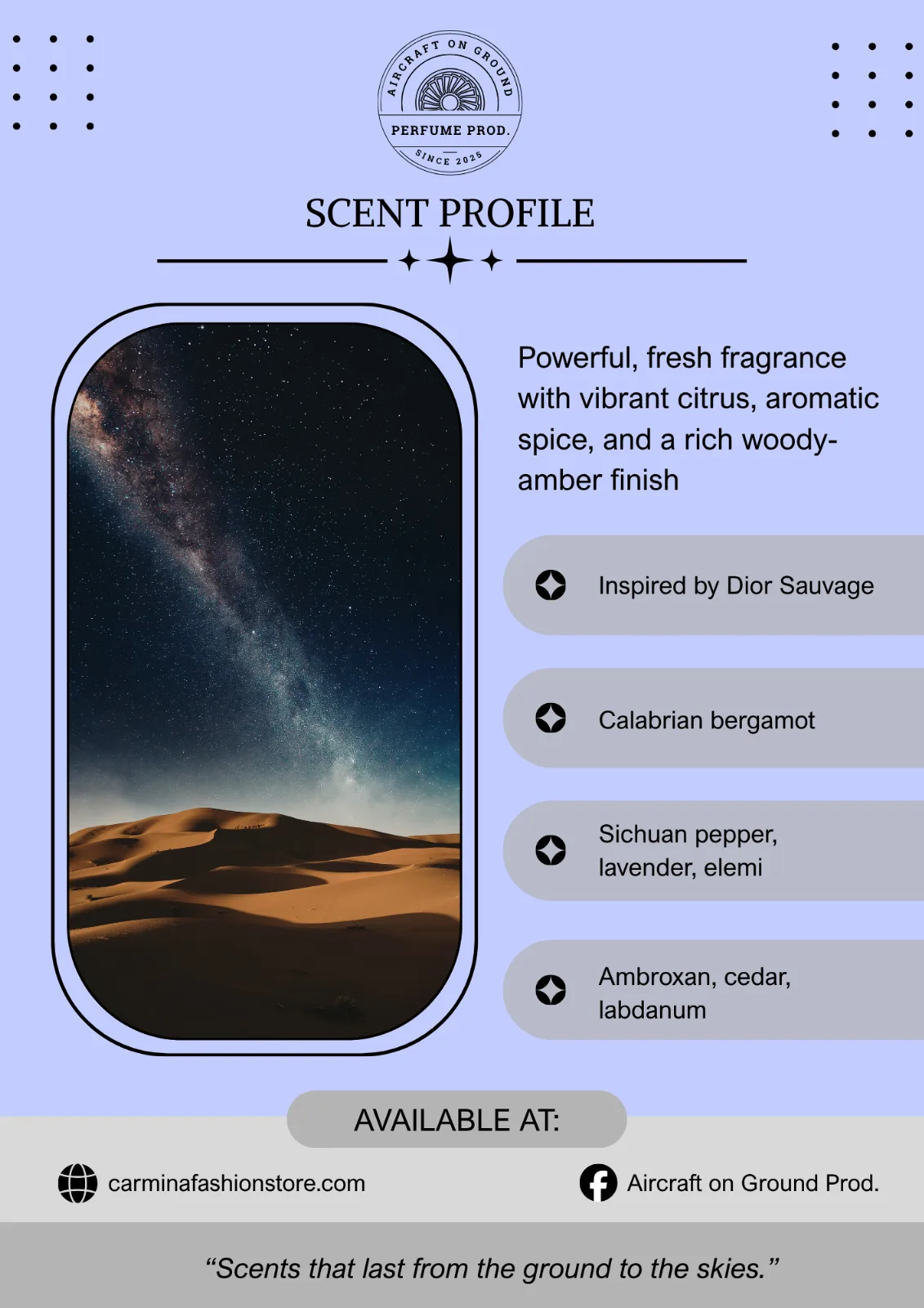 AOG Perfume Inspired by Dior Sauvage