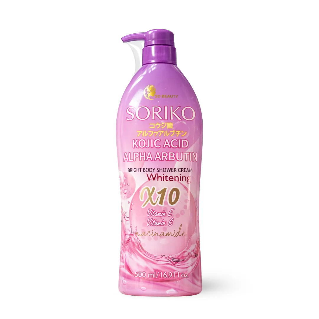 Soriko Kojic Acid + Alpha Arbutin Body Shower Cream 500ml #9908