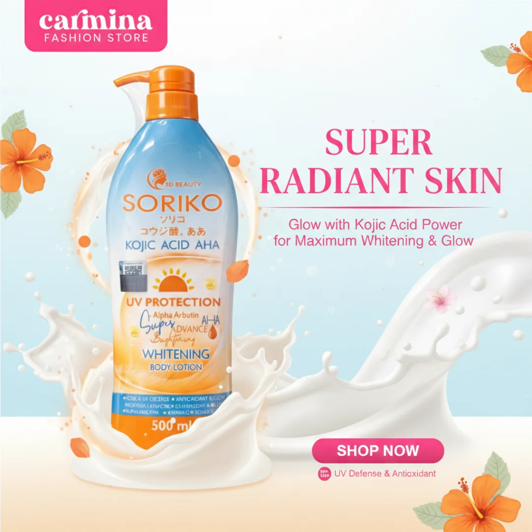 Soriko Body Lotion UV with Kojic 500ml #9909