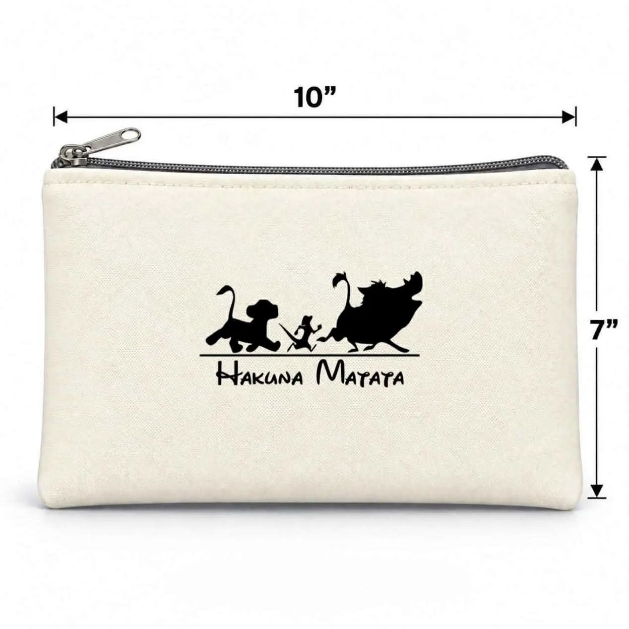 104021 CANVAS ZIPPER POUCH