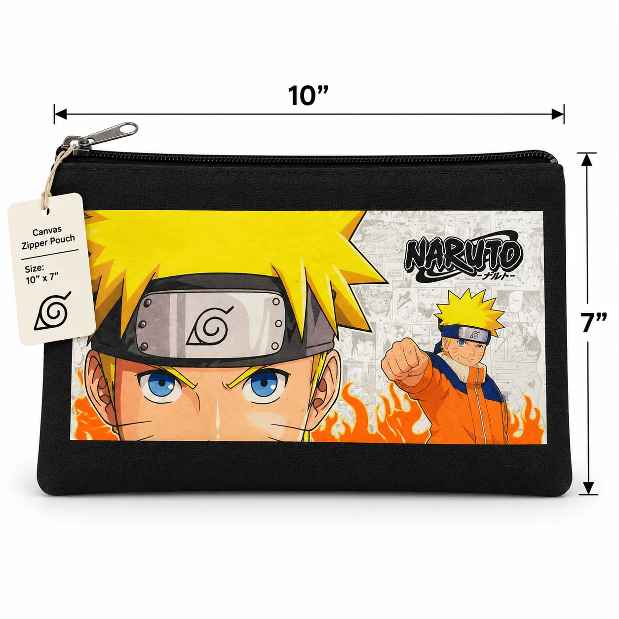 104021 CANVAS ZIPPER POUCH