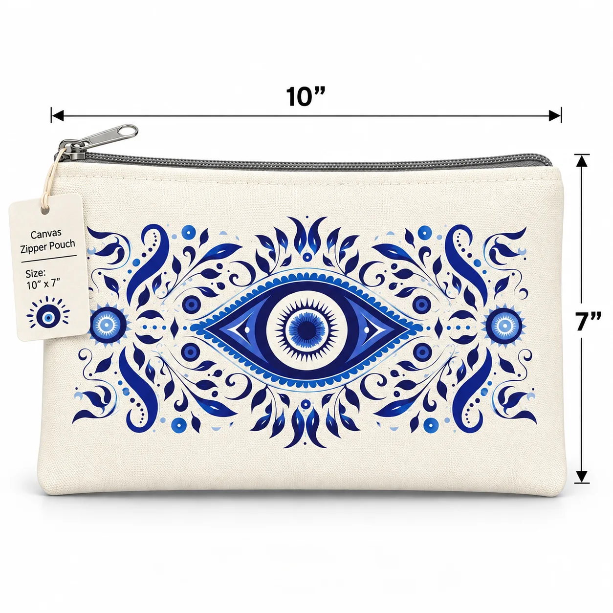 104021 CANVAS ZIPPER POUCH