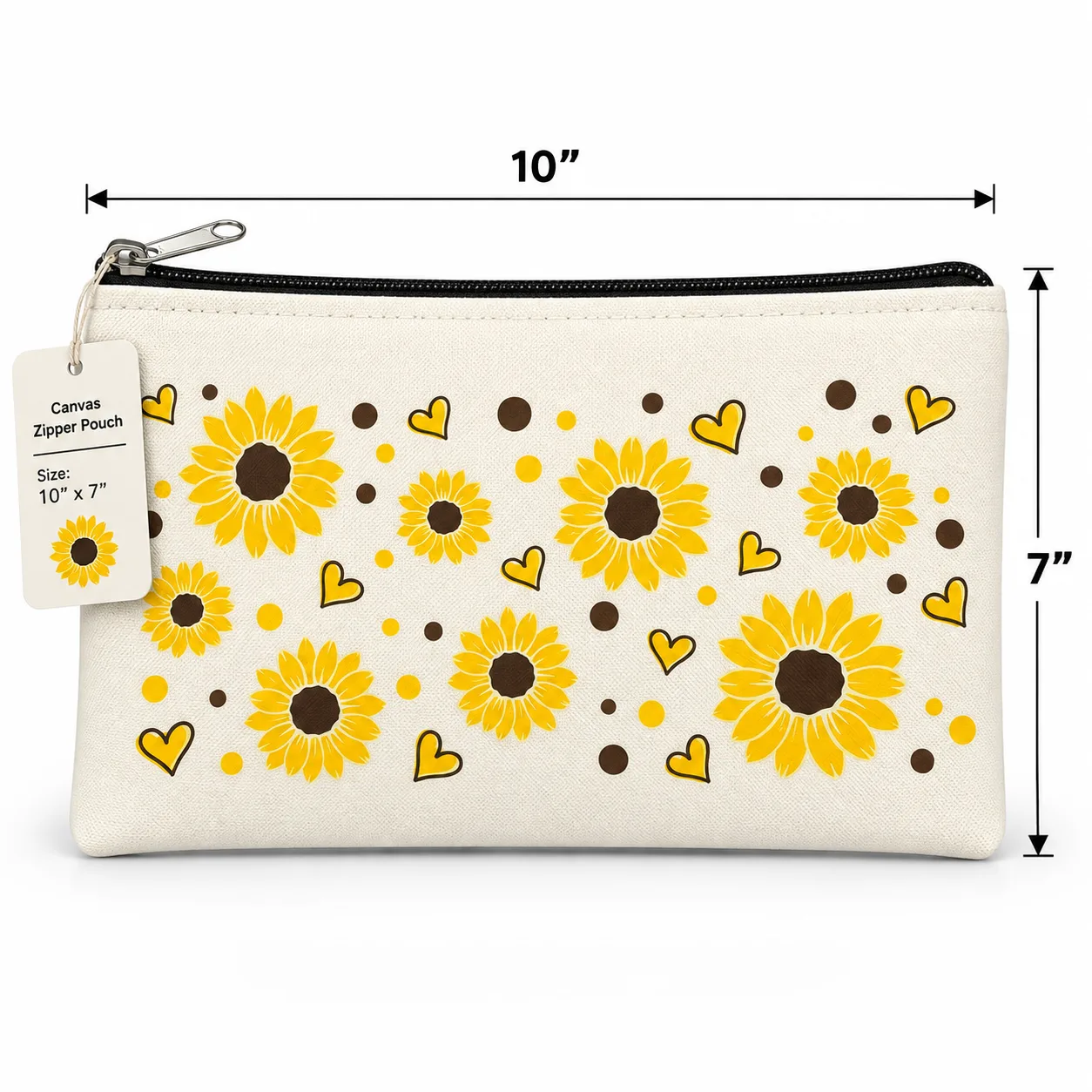 104021 CANVAS ZIPPER POUCH