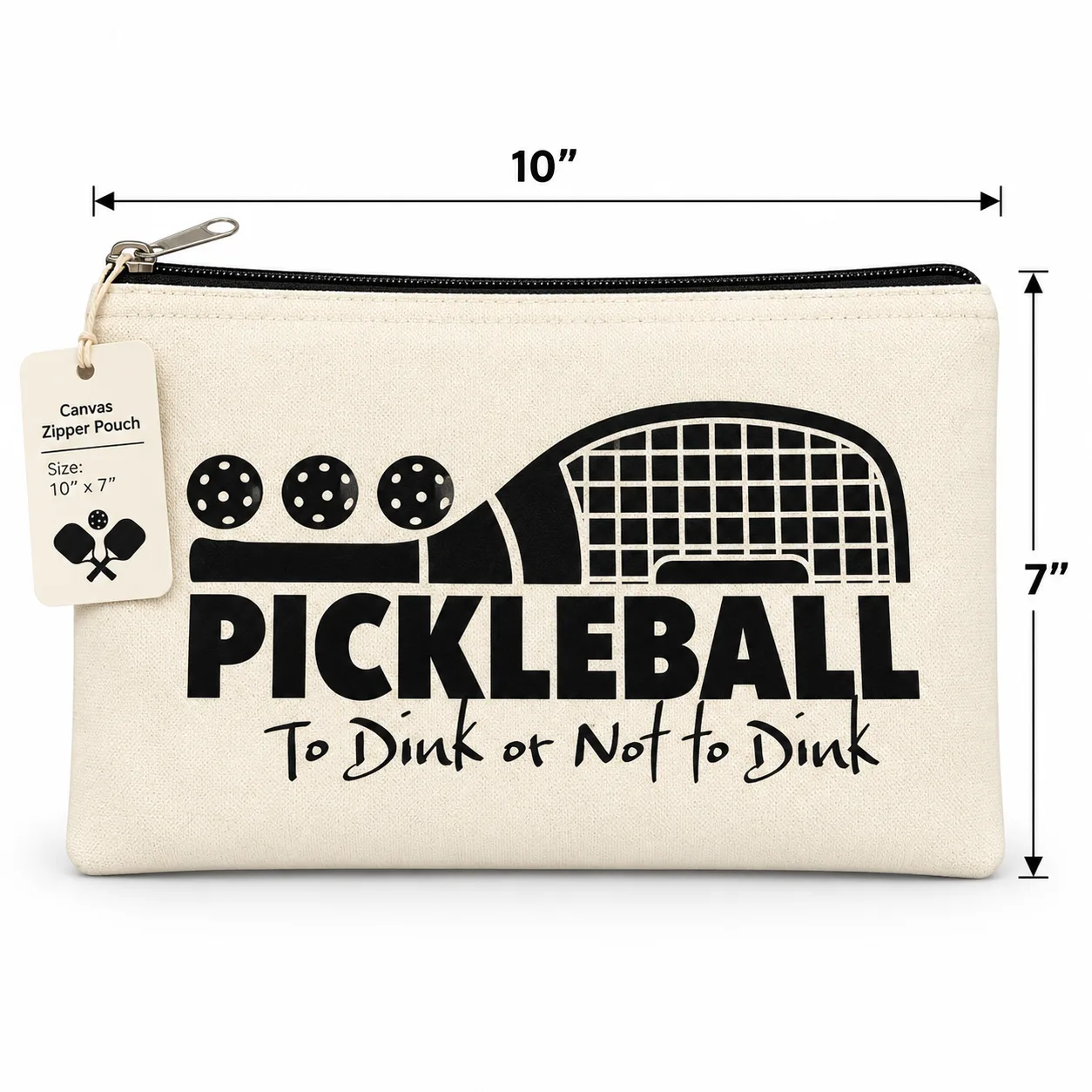 104021 CANVAS ZIPPER POUCH