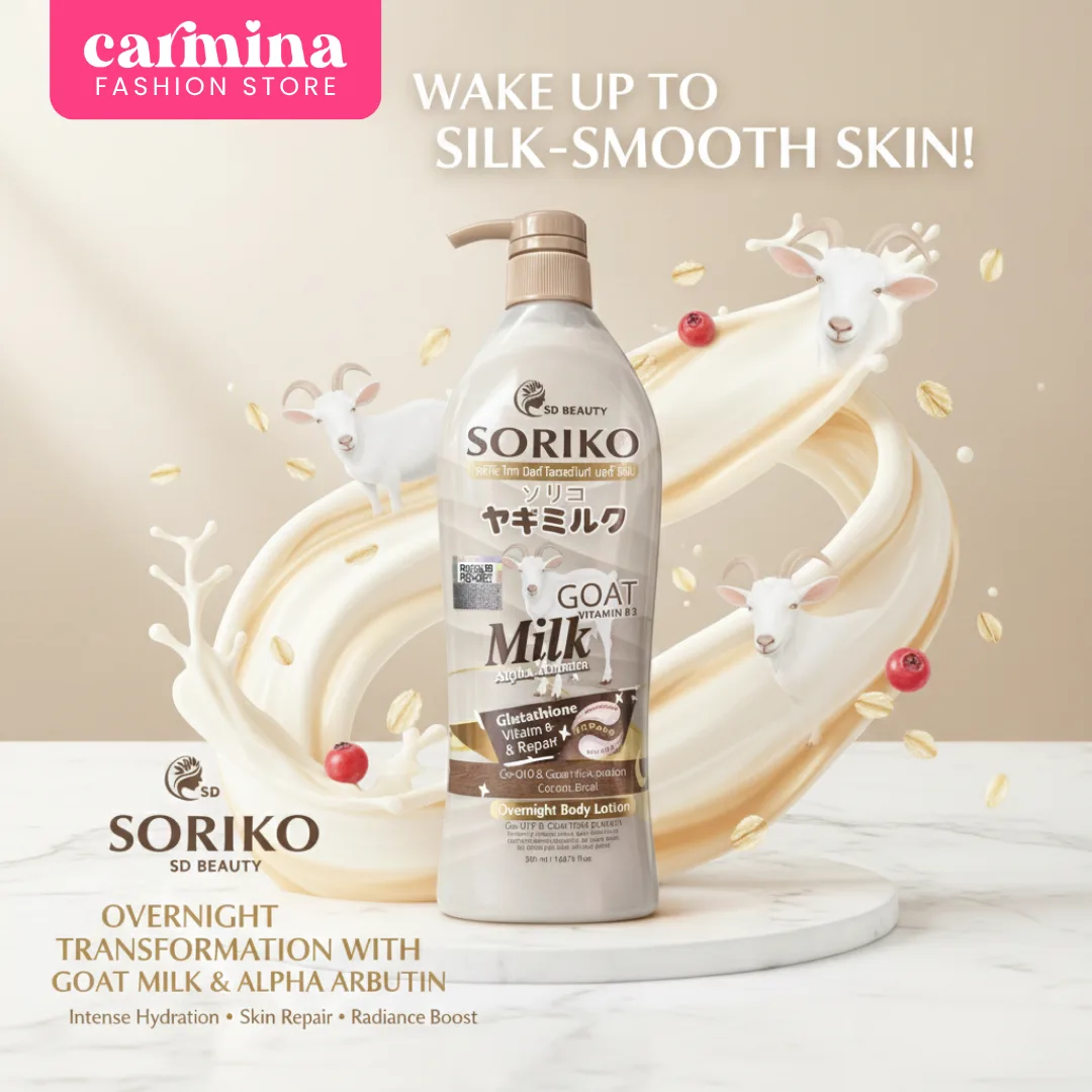 Soriko Goat Milk Overnight Body Lotion 500ml #9912
