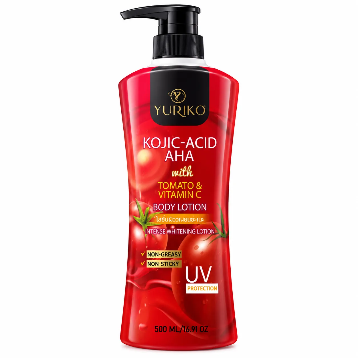 Yuriko Body Lotion Kojic Acid AHA 500ml