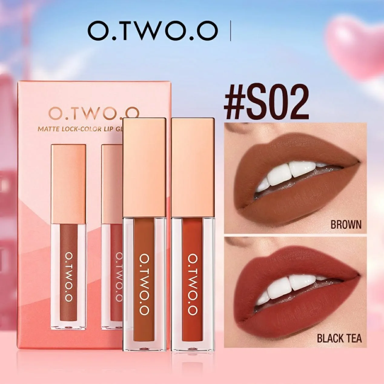 OTWOO Matte Lipglaze Set