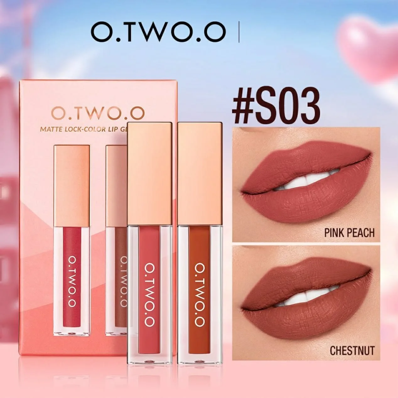 OTWOO Matte Lipglaze Set
