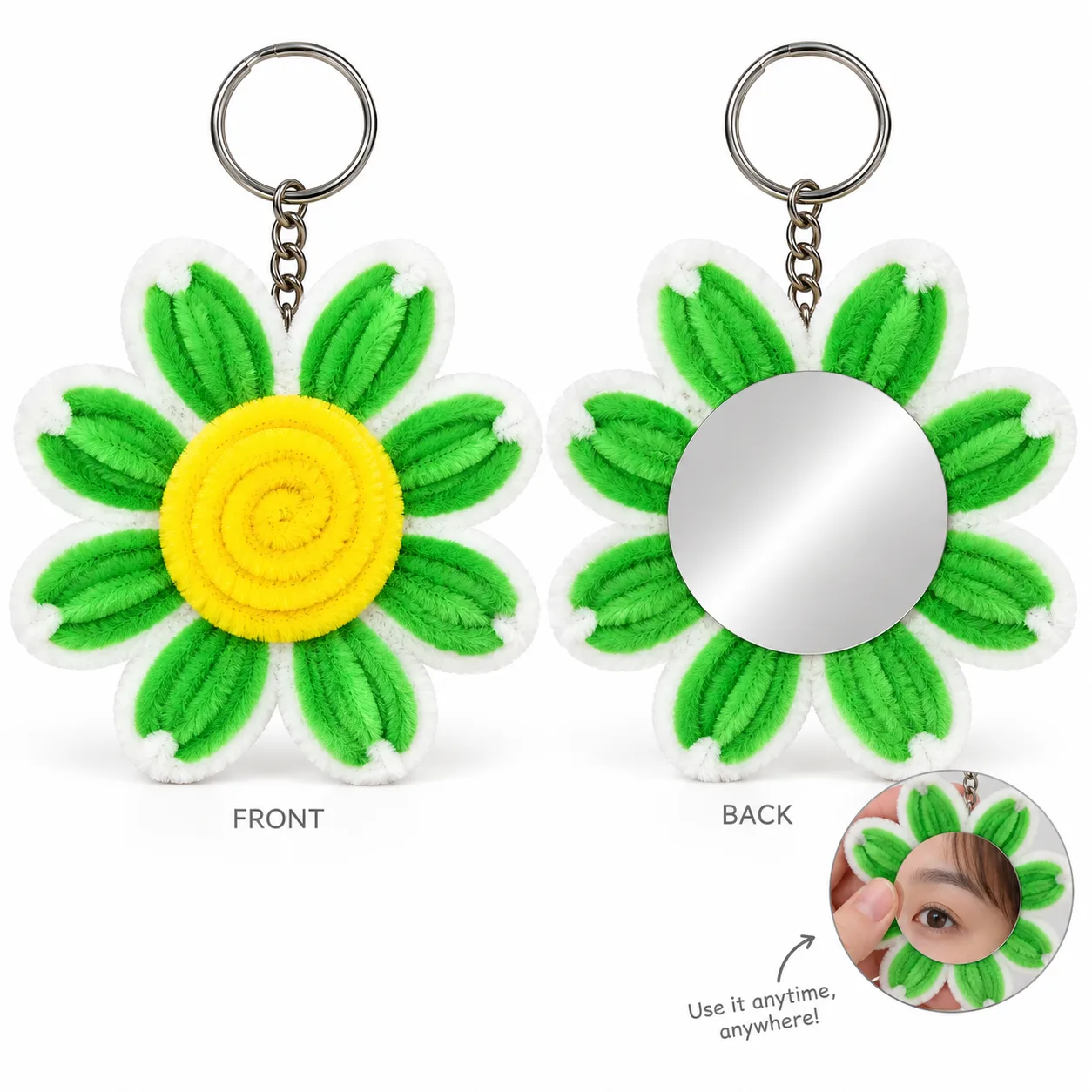 104023 FLOWER MIRROR