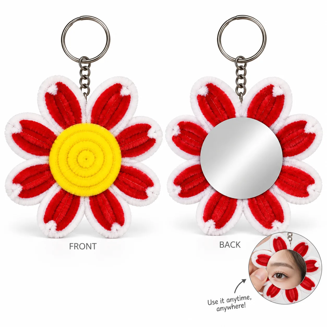 104023 FLOWER MIRROR