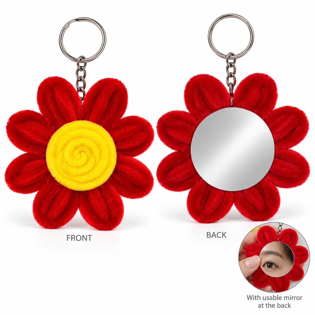 104023 FLOWER MIRROR