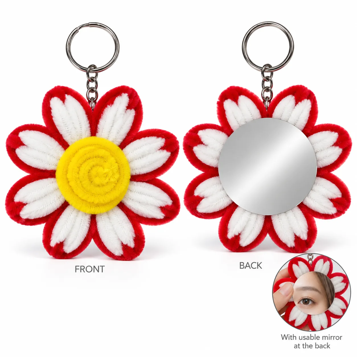 104023 FLOWER MIRROR