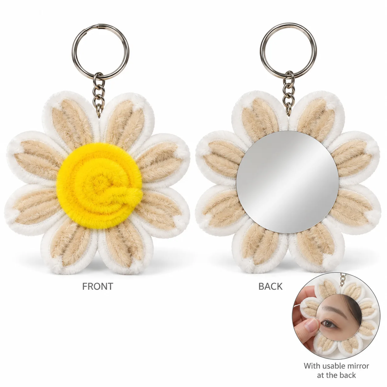 104023 FLOWER MIRROR