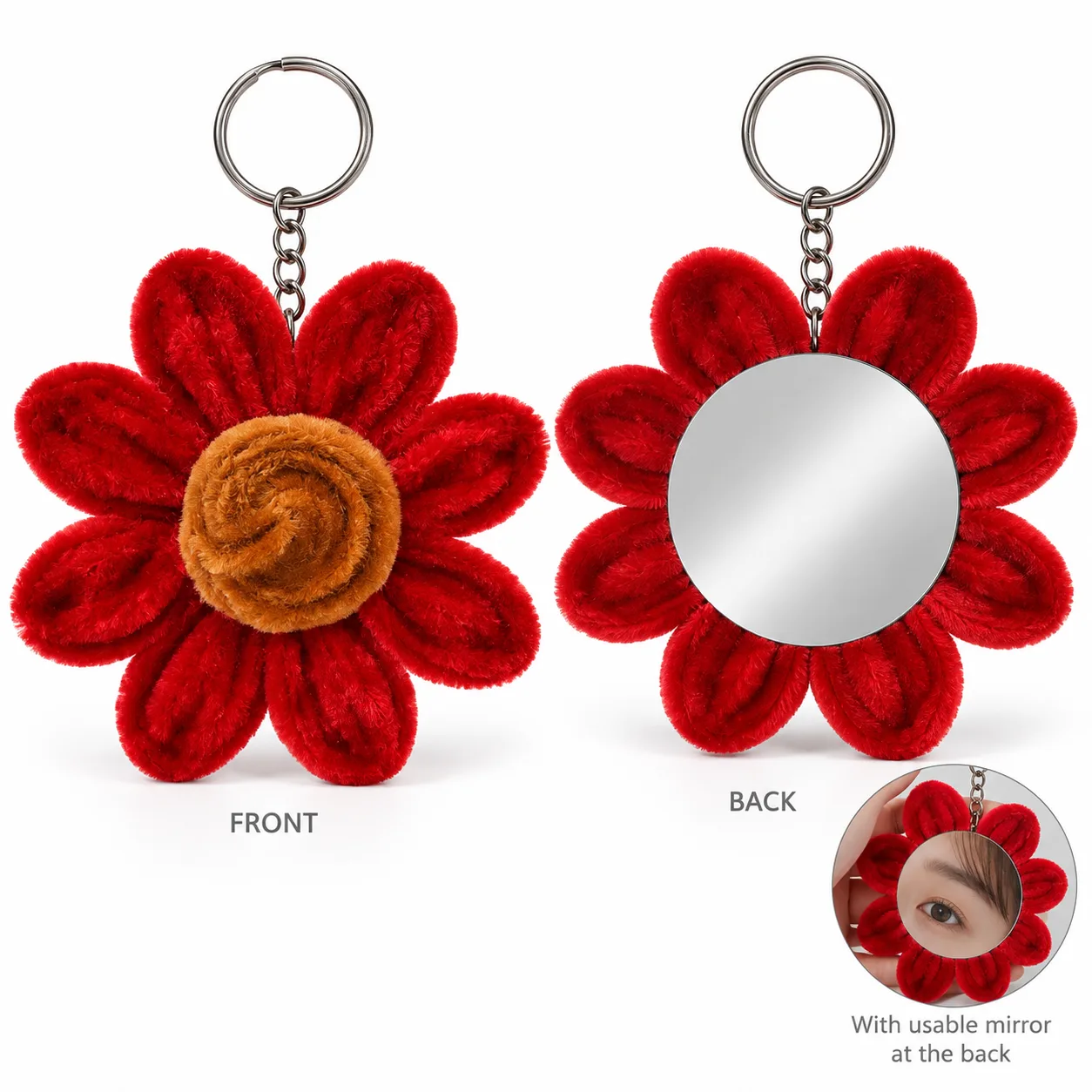 104023 FLOWER MIRROR