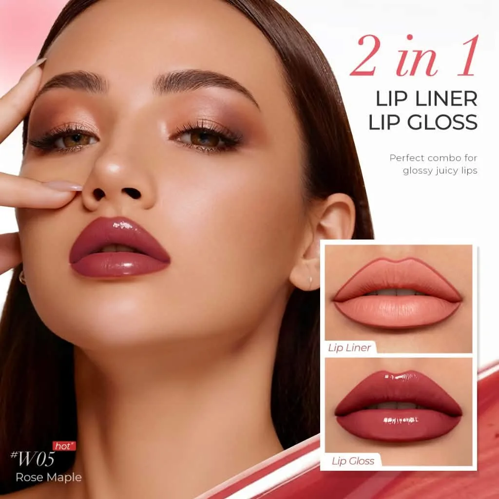 SACELADY 2in1 Lip Gloss Booster