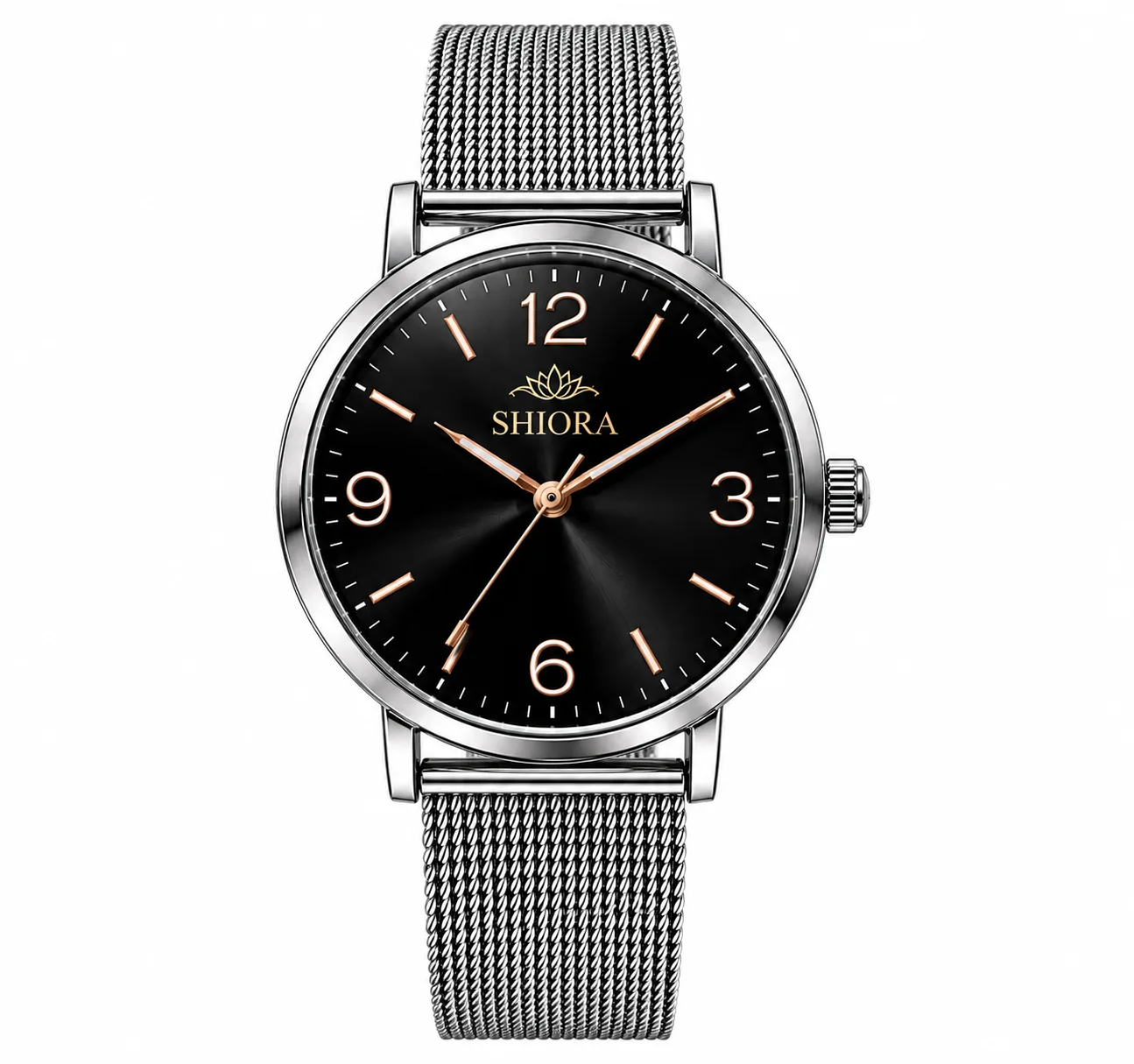 A beautiful Shiora silver watch