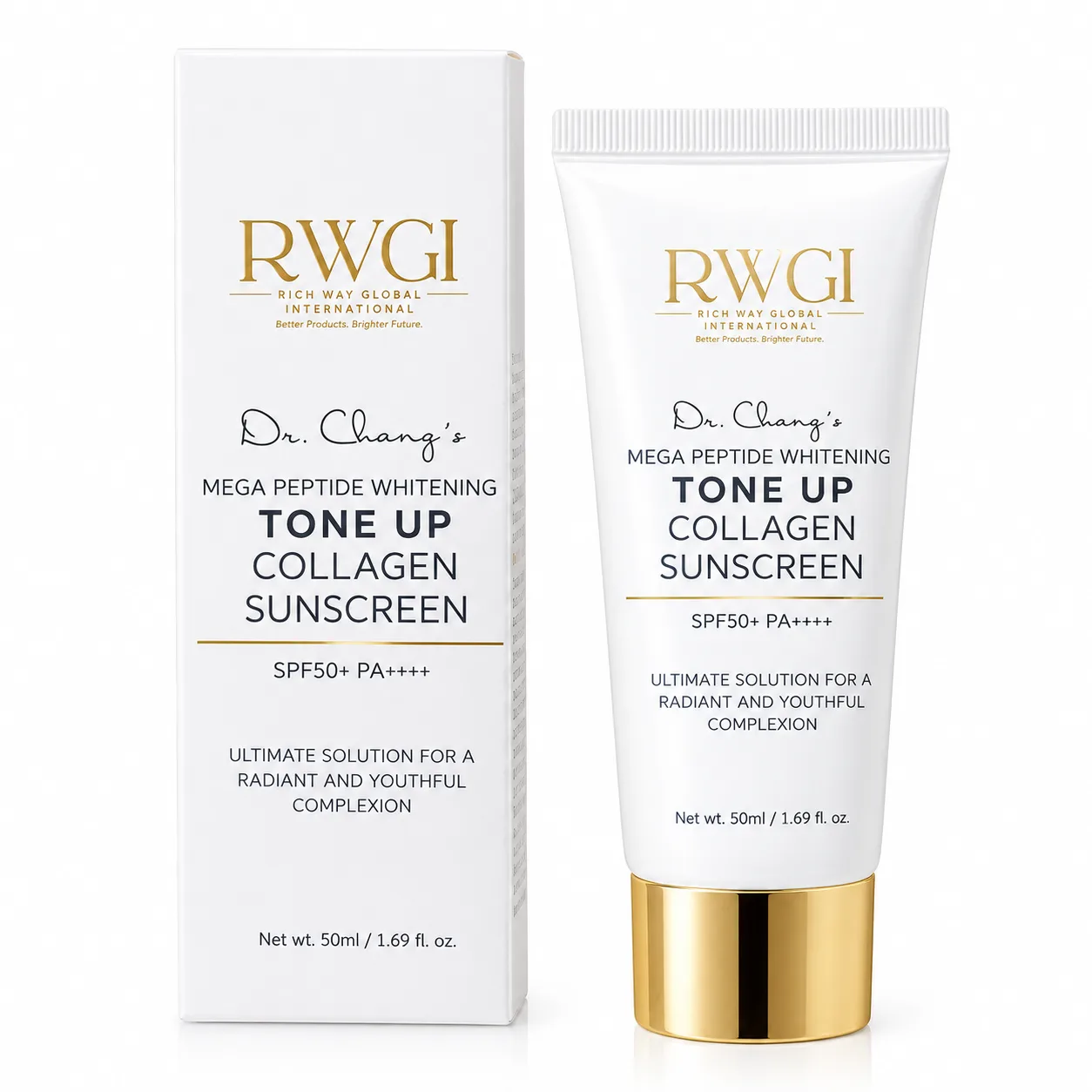 DR. CHANG'S MEGA PEPTIDE TONE UP COLLAGEN SUNSCREEN